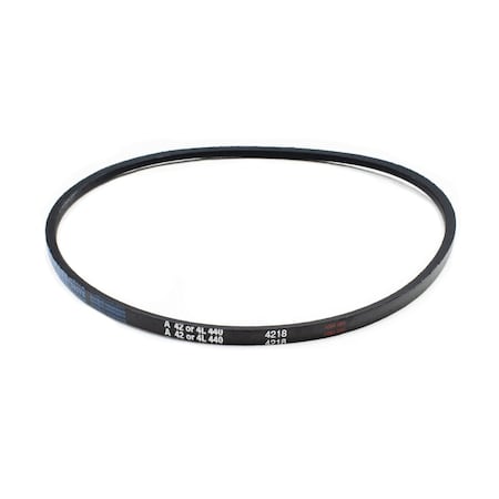 D&D A42/4L440 Classical V-Belt, 44 in Outside Length, 1/2 in Top Width, 1 Ribs A42/4L440